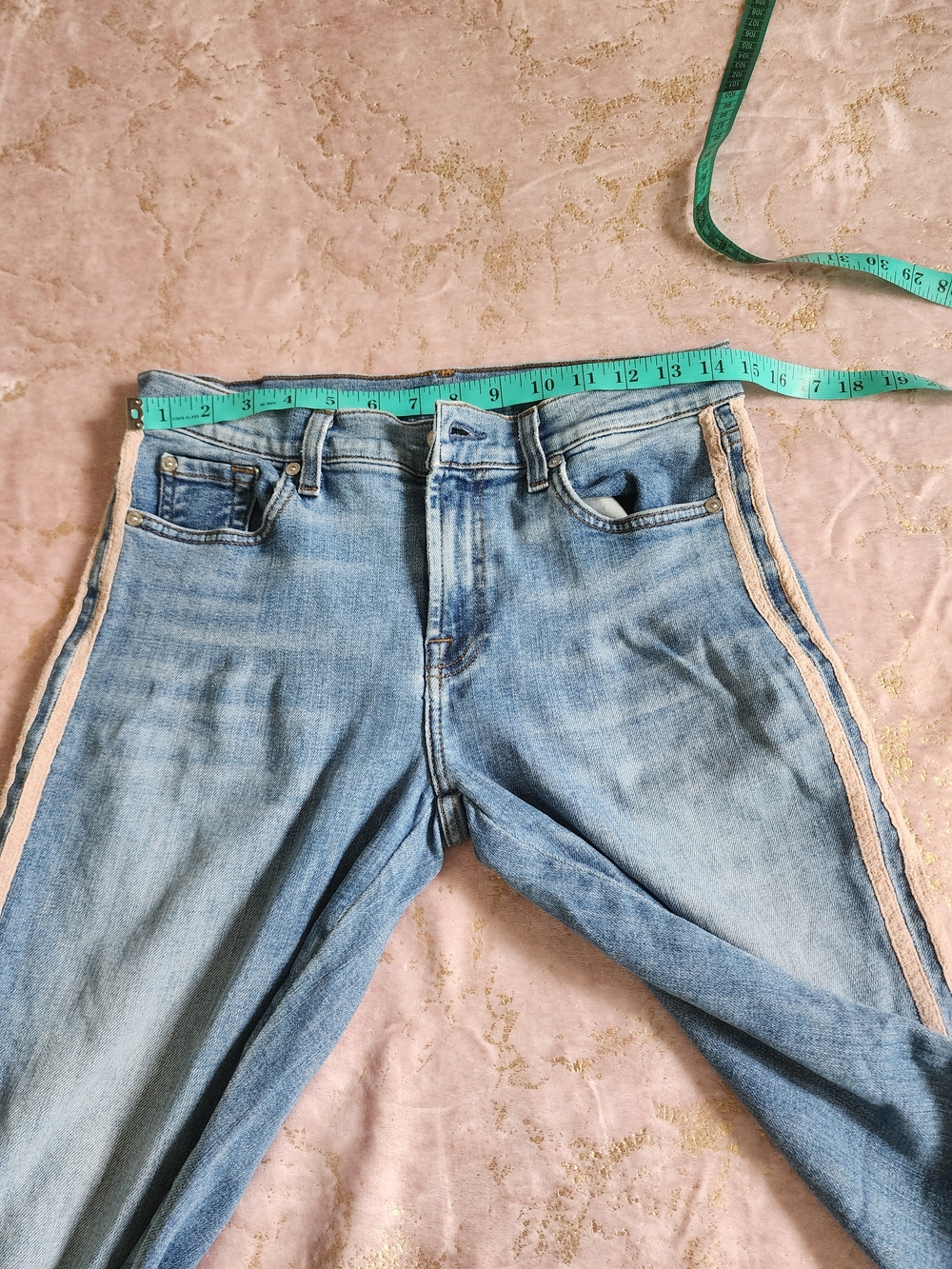 7 FOR ALL MAMKIND | Light Blue Denim Jeans - Picture 12 of 15